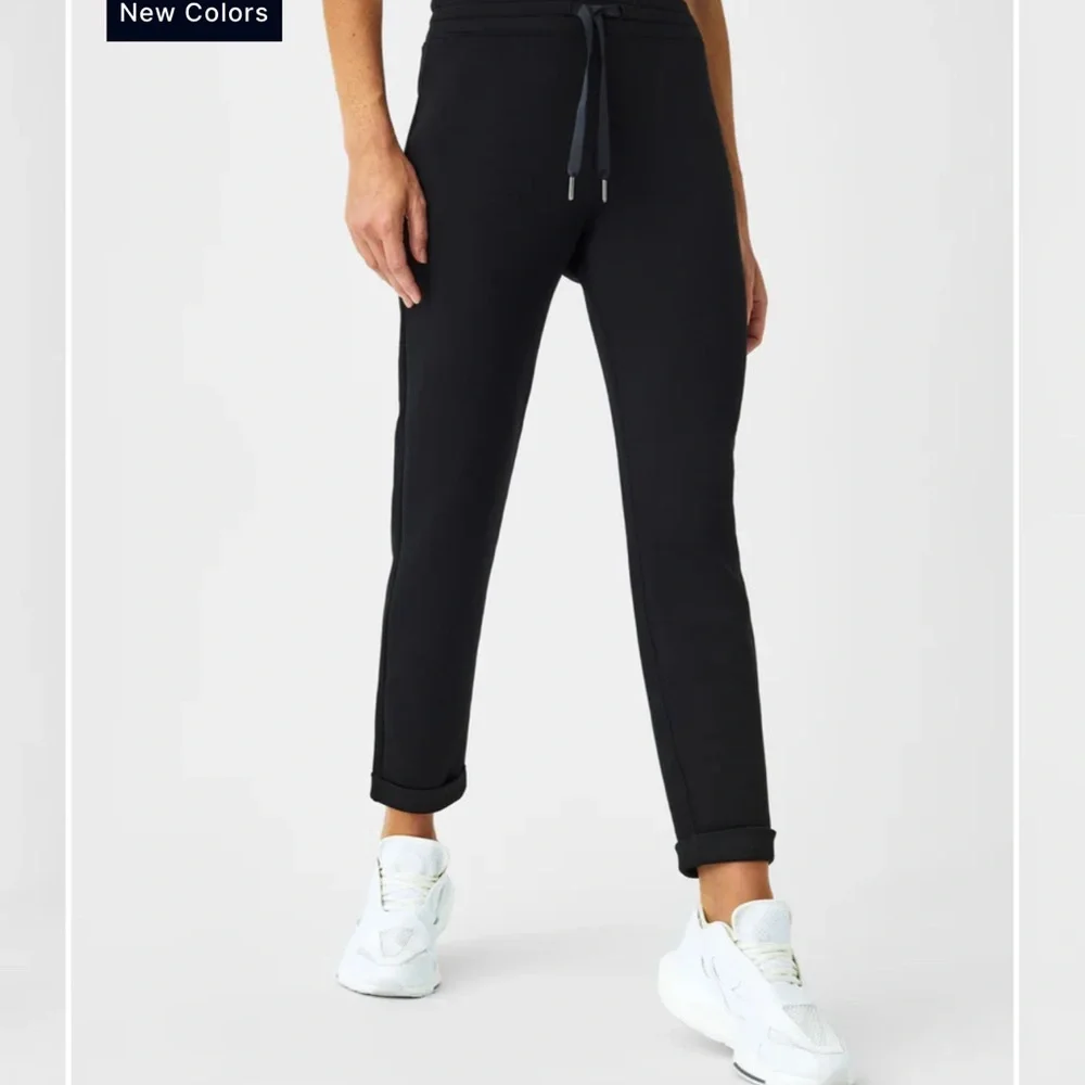 Spanx Air Essentials Tapered Leg Pants - Black 2X - Picture 2 of 3